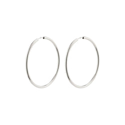 Pilgrim | April Medium Hoop Earrings - Silver Plated