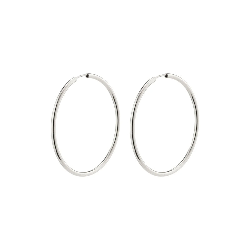 Pilgrim | April Medium Hoop Earrings - Silver Plated