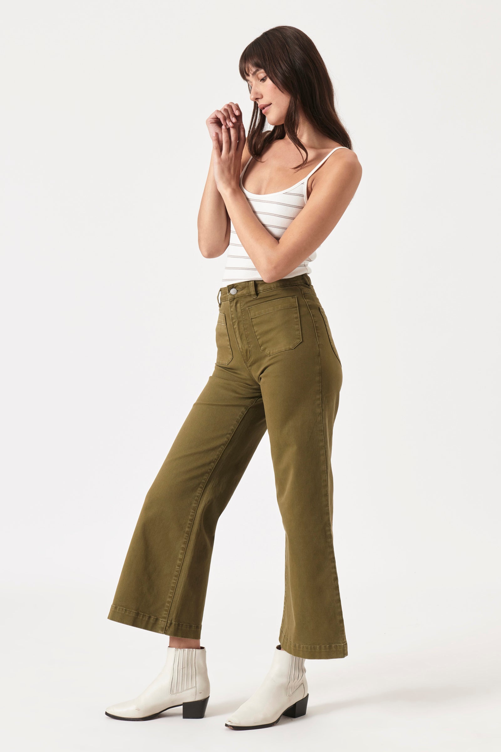 Rolla's Sailor Jean - Army Green